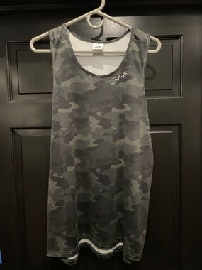 Jed North Men's Gray Camo Performance Tank Top